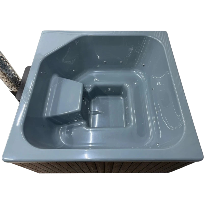 Bain Nordique Carré 205cm Poêle Intégré Premium