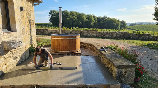 Où poser mon bain nordique ? Préparer le sol, les solutions qui marchent