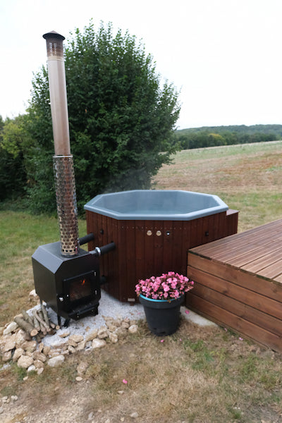 Bain nordique Octogonal 180/180 installé en Champagne (51)