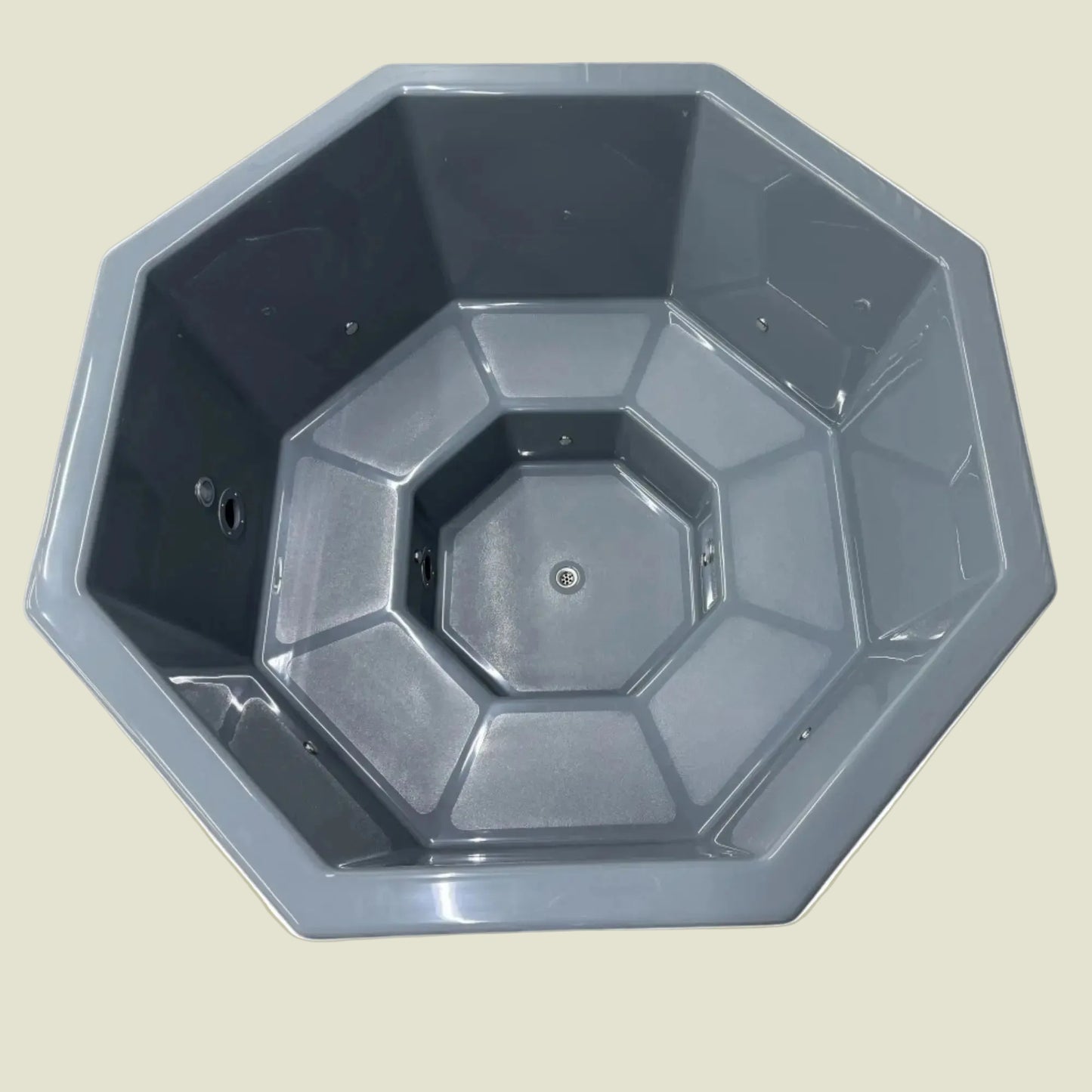 Coque grise octogonal 180/180